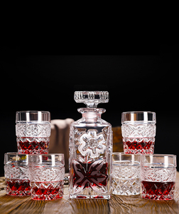 Carafe à whisky en cristal / Ensemble de carafe à whisky en cristal Coffrets cadeaux - Product Image 4