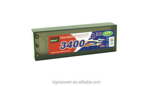 Venta al por mayor estuche rígido <span class=keywords><strong>7.4</strong></span> <span class=keywords><strong>v</strong></span> 3400 mah de la batería lipo China alta fabricante capacidad para el <span class=keywords><strong>coche</strong></span> del <span class=keywords><strong>rc</strong></span> - Product Image 1
