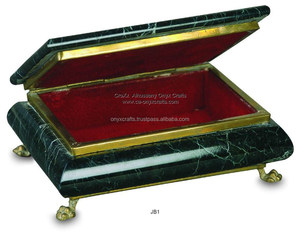 Mármol negro caja de joyería - Product Image 1