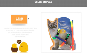 Kalung Anjing 7 Warna <span class=keywords><strong>Pp</strong></span> Sampel Gratis untuk Anjing dan Kucing Aksesori <span class=keywords><strong>Harness</strong></span> dengan Tali Kekang Kucing Peliharaan - Product Image 5