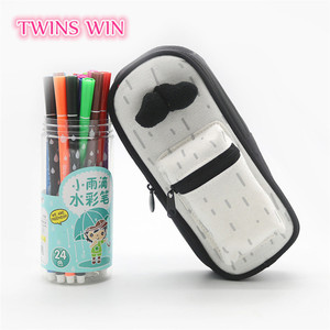 ¡Superventas en América! Estuche de lápices de lona impermeable para niños, diseño de labios de dibujos animados, estuche promocional - Product Image 4
