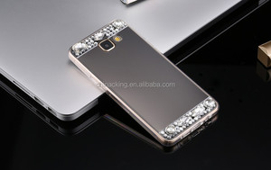 Per <span class=keywords><strong>Samsung</strong></span> Galaxy J3 J5 J7 2016 S7 Bordo S6 S8 S9 S10 A3 <span class=keywords><strong>A5</strong></span> A7 <span class=keywords><strong>2017</strong></span> Grand Prime Caso copertura del Diamante di Bling Dello Specchio Cassa Del Telefono di TPU