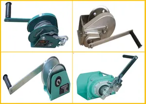 China supply Manual Hand Winch with Brake/Small Winch/Construction Winch hand tools