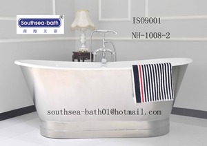 Stainless Steel Skirted Cast Iron <strong>Bath</strong> <strong>Tub</strong> Free Standing Bathroom Cast Iron <strong>Bath</strong> <strong>Tub</strong> Antique <strong>Tin</strong> Bathtubs - Product Image 5