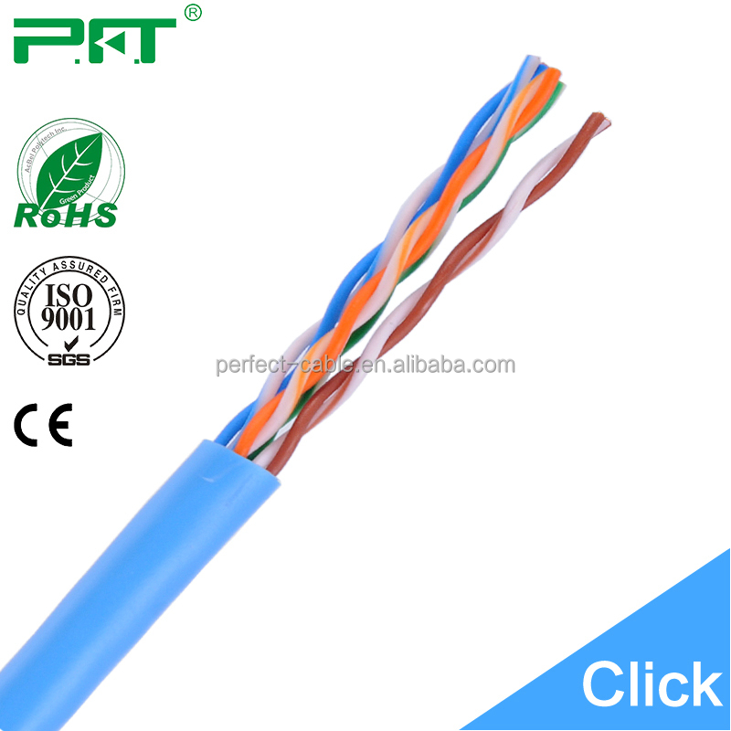 Высокой скорости Ethernet 305 м 4 пара utp сетевой кабель cat5e Многожильный кабель CAT5