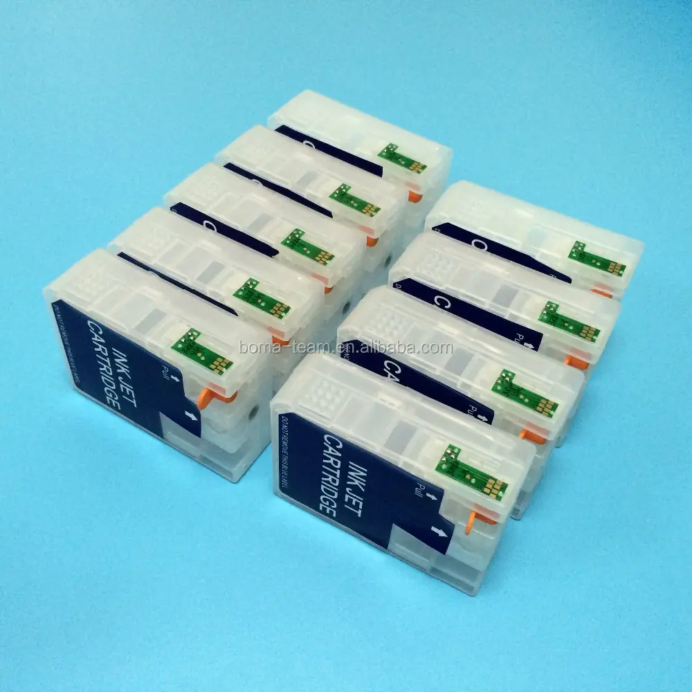 T5801 T5811 80ML OEM Size Refillable Ink Cartridge With Chip For Epson Stylus PRO 3800 3880 Wide Format Inkjet Printers