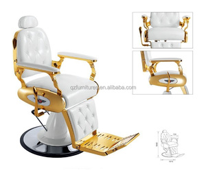 Vieux style chaises de coiffeur pour hommes coupe de cheveux inclinable chaises de coiffeur QZ-M200T - Product Image 2