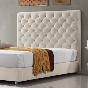 OEM ODM-cama de hotel de lujo de 5 estrellas, tamaño queen con diseño moderno