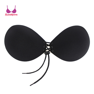 <span class=keywords><strong>Reggiseno</strong></span> Push-up in Silicone invisibile autoadesivo all'ingrosso con disegno senza spalline con coulisse spesse mutandine in tessuto <span class=keywords><strong>reggiseno</strong></span> nudo - Product Image 3
