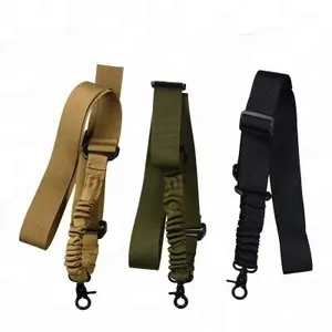 Tactical Ammo Cartridge Belt Single Straps Nylon Sling Webbbing Sling Bungee Strap Hunting Accessories