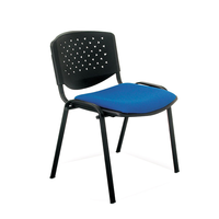Chaise de conférence en plastique empilable et coulissante, robuste et moderne, idéale pour les salles de réunion, gain de place, en promotion