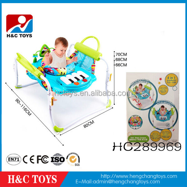 4in1 продукты! Новые Регулируемые Детские прыгать стул ходунки Детские качалками HC289969