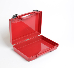Customized OEM Lightweight Portable Color <strong>Plastic</strong> <strong>Suitcase</strong> with Handle Display Case RoHS Certified Flexible - Product Image 4