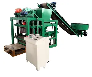 QTJ4-28 Cement Brick Making QT4-24 used concrete block making machine for sale from italy