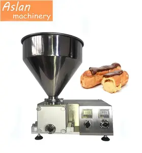 cake cream jam chocolate filling machine/ Chocolate cream filler injector/ Center Cream filling injecting machine for bread