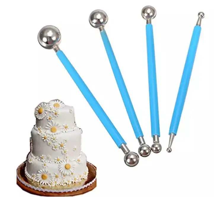 Wholesale Hot Selling Sugar Craft Modelling Stainless Steel Ball Fondant Cake Decorating Tools