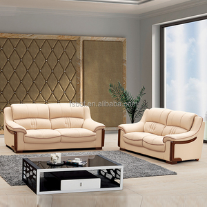 Juego de Sofás en Forma de C 6025, Sofá de Cuero Azul Claro, Sofá en Forma de L de Cuero Italiano - Product Image 3