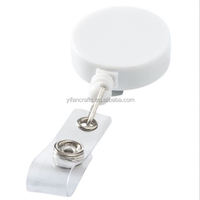 徽章卷轴-可伸缩后坐力 YOYO 滑雪通行证身份证持有人钥匙链登山扣