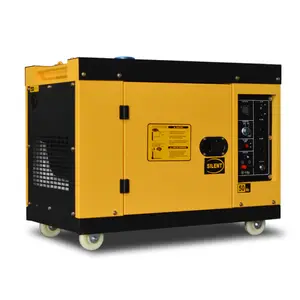 Precio de fábrica súper silenciosa 7.5kva motor Diesel generador de soldadura