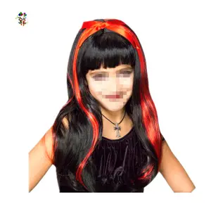 Недорогая синтетическая вампирская Готическая кукла костюм для вечеринки на Хэллоуин Детские парики HPC-0012
