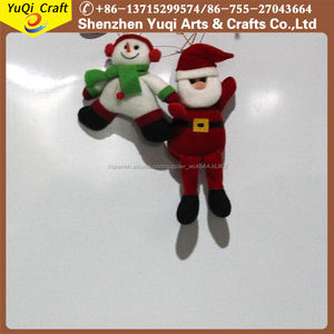 Copo de nieve de alta Calidad Sentía Sentía Navidad Decoración de Navidad Árbol Del Ahorcado - Product Image 6