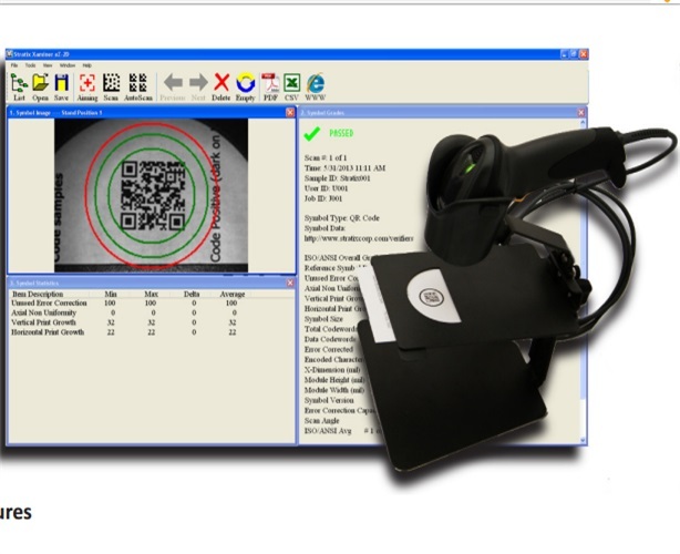 Stratix Xaminer EZ-2D Affordable Barcode Verifier