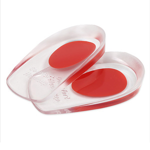 Protector de Talón de Silicona, Gel de PU Ortopédico <span class=keywords><strong>para</strong></span> Fascitis Plantar, Cómodo Soporte de Gel <span class=keywords><strong>para</strong></span> Espolones Óseos del Talón, Plantillas de Soporte - Product Image 1