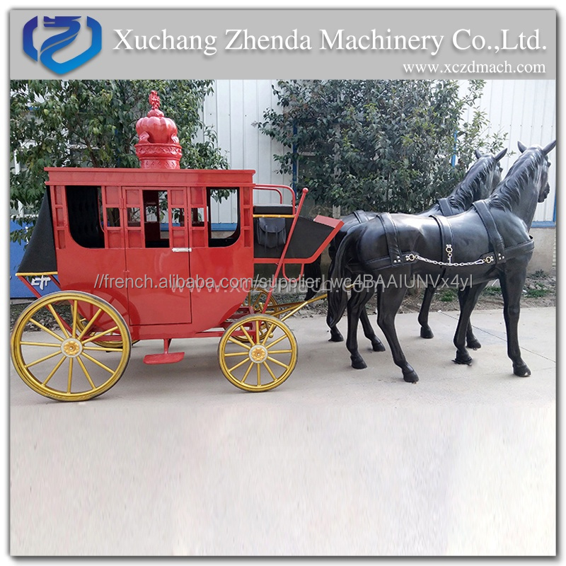Haute Qualité Petit Rouge Royal Calèche/Célébration De Mariage transport pour vente