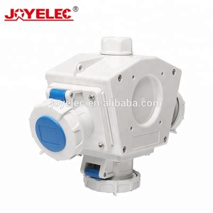 Đa Cắm Ổ Cắm 220 v Nhựa Không Thấm Nước Hộp Nối Tường Gắn Kết Với 3 Pin Cắm và Ổ Cắm - Product Image 4