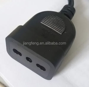 IEC C13 a conector de extensión italiano VDE CE aprobación Italia cable - Product Image 3