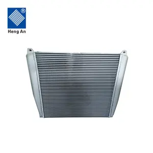 Internacional de camiones intercooler núcleo de aluminio tanques de plástico