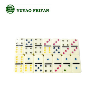 Professionnel dominos en plastique colorés, <span class=keywords><strong>train</strong></span> mexicain dominos - Product Image 1