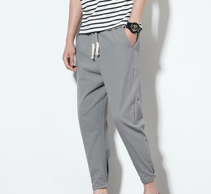 Pantalones de harén deportivos para <span class=keywords><strong>hombre</strong></span>, pantalón <span class=keywords><strong>corto</strong></span> ajustado, para estudiantes, venta al por mayor - Product Image 1