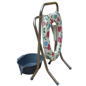 Nuevo diseño ligero ecológico plegable ajustable cómoda silla de baño - Product Image 2