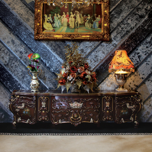 Diseño clásico chino antiguo <span class=keywords><strong>TV</strong></span> stand de lujo de estilo francés madera soporte <span class=keywords><strong>TV</strong></span> - Product Image 1