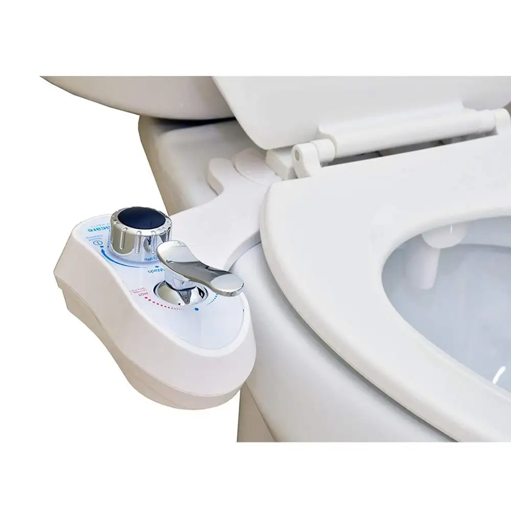 Warm en Koud Water Bidet-Dubbele Nozzles-Zelfreinigend Handleiding Bidet voor Toilet Seat Attachment