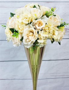 SPR Wedding Table Centerpiece Champagne Hoa Nhân Tạo Trang Trí Bóng Tiệc Sắp Xếp Phông Nền Sân Khấu - Product Image 4