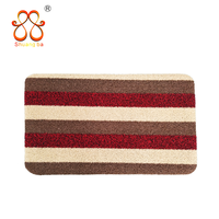 Tapis d'herbe artificiel en PVC, 1 pièce, avec surface en PP, support en PVC très absorbant, facile à nettoyer et à enlever les boue, pour l'intérieur et l'extérieur
