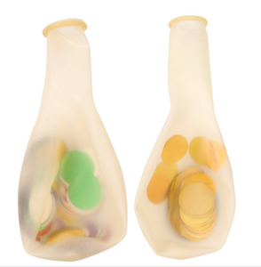 Ballons <span class=keywords><strong>confettis</strong></span> en Latex à hélium transparents, <span class=keywords><strong>ballon</strong></span> rond, Standard, Transparent, pour fête - Product Image 3