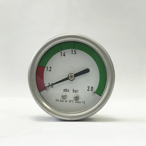 63Mm 0 Tot 2 Bar Abs. Sf6 Gasdrukmeter Temperatuur Bij 20 Graden <span class=keywords><strong>C</strong></span> Klasse 1.5 - Product Image 2