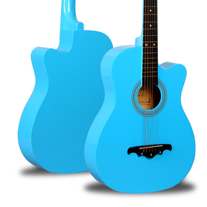 4 colores al por mayor precio barato <span class=keywords><strong>de</strong></span> tilo 38 pulgadas guitarra acústica G016-CD - Product Image 6
