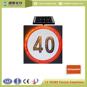 China tienda online imprimible señal de tráfico solar señales de advertencia de seguridad - Product Image 4