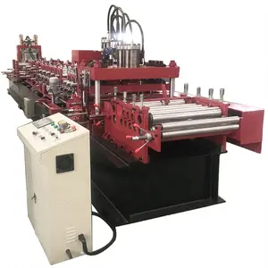 Pre Cutting Metal Purlin Rollformer CZ Purlin Roll Forming Machine for Building Materials