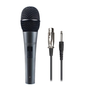 Microfono vocale cardioide professionale con cavo XLR da 19,68 piedi <span class=keywords><strong>mike</strong></span> per microfono Karaoke dinamico Karaoke - Product Image 3