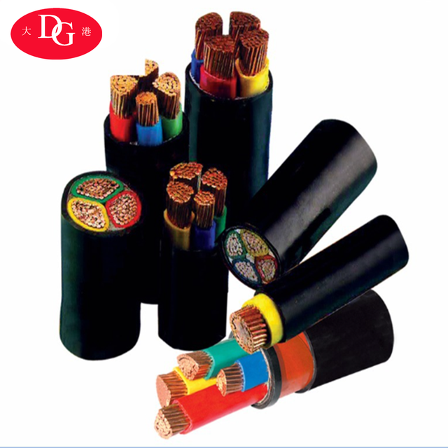 German Model NYY or VV4x4mm 0.6/1KV PVC Insulated 4 Core Power Cable VV VV22 YJV YJV22 YC YZ Power Cable 1.5mm 2.5mm 4mm