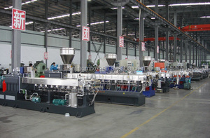 Parallel Co- Rotating <strong>Polycarbonate</strong> Double Die Screw Pellets Extruder Machine - Product Image 5