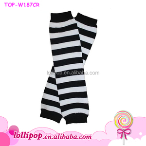 Factory Supply Wholesale Price Cheap Unique Black and White Stripes Kids <strong>Leg</strong> <strong>Warmer</strong> - Product Image 6