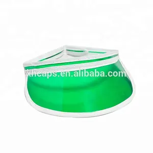 Custom summer PVC sun visors cap sun shade hat supplier