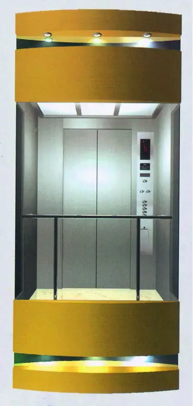 Capsule ronde ascenseur avec un bon moteur d'ascenseur