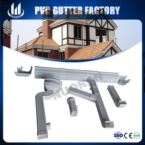 Accessoires Gouttières en PVC Images Gouttières <span class=keywords><strong>de</strong></span> descente pour serres, Dimensions Images Profil <span class=keywords><strong>de</strong></span> gouttière en PVC Gouttière <span class=keywords><strong>rectangulaire</strong></span> Pi - Product Image 4